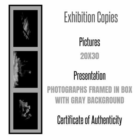 Visual and Narrative Poetry composed of 3 photographs and a Haiku, limited and certified to only 3 copies per collection and poem and 1 exhibition copy.